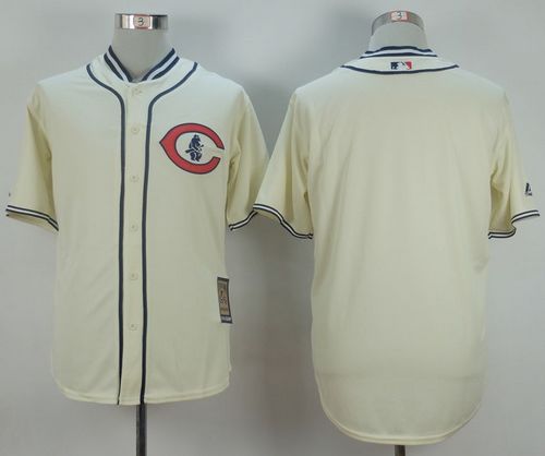 Cubs Blank Cream 1929 Turn Back The Clock Stitched MLB Jersey - Click Image to Close